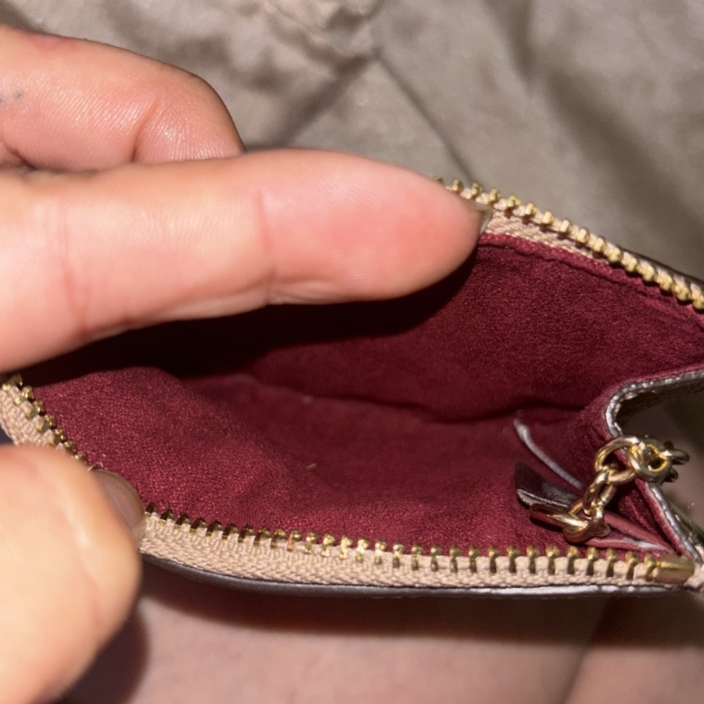 Coach Brown Leather Wristlet and Card Holder Set Bundle - Picture 11 of 13